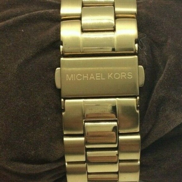 Michael Kors Midsized Chronograph Gold Tone Watch - Picture 6 of 8